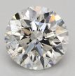 0.56 Carat Round G SI2 EX GIA Natural Diamond