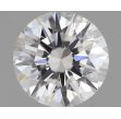 0.57 Carat Round E VVS1 EX GIA Natural Diamond