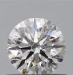 0.53 Carat Round G SI1 EX GIA Natural Diamond