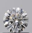 0.53 Carat Round E VVS1 EX GIA Natural Diamond