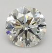 0.60 Carat Round I VVS1 VG EX GIA Natural Diamond