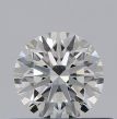 0.35 Carat Round F IF EX GIA Natural Diamond