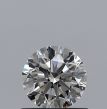 0.51 Carat Round H SI2 EX GIA Natural Diamond