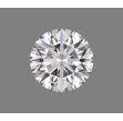 0.35 Carat Round F VVS1 EX GIA Natural Diamond