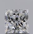 0.70 Carat Princess F VVS1 - EX VG GIA Natural Diamond