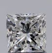 0.80 Carat Princess F VVS1 - EX VG GIA Natural Diamond