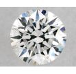 0.38 Carat Round F VVS2 EX GIA Natural Diamond