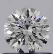 0.50 Carat Round F VS2 EX GIA Natural Diamond