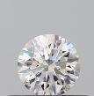 0.35 Carat Round F VVS1 EX GIA Natural Diamond