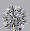 0.52 Carat Round E VVS2 EX GIA Natural Diamond