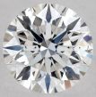 0.24 Carat Round F SI1 EX GIA Natural Diamond