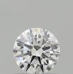 0.56 Carat Round F IF EX GIA Natural Diamond