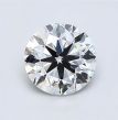 0.9 Carat Round E VVS1 VG EX GIA Natural Diamond