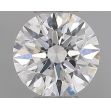 0.50 Carat Round F VVS2 VG EX GIA Natural Diamond