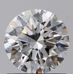 0.73 Carat Round E VVS2 EX GIA Natural Diamond