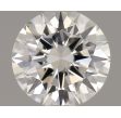 0.6 Carat Round H VVS1 EX GIA Natural Diamond