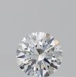 0.55 Carat Round D VVS1 EX GIA Natural Diamond