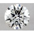 0.5 Carat Round H VVS1 EX VG GIA Natural Diamond