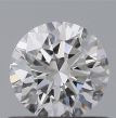 0.55 Carat Round D VVS1 EX GIA Natural Diamond