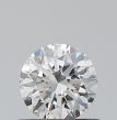 0.5 Carat Round E VVS2 EX GIA Natural Diamond