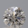 0.54 Carat Round K Faint Brown VVS1 EX GIA Natural Diamond