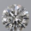 1.50 Carat Round H SI1 EX GIA Natural Diamond