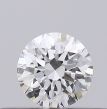 0.23 Carat Round E SI1 EX GIA Natural Diamond