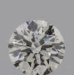 0.33 Carat Round J SI2 EX VG GIA Natural Diamond