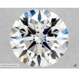 0.43 Carat Round H VVS1 EX GIA Natural Diamond