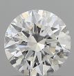 0.7 Carat Round F SI2 EX HRD Natural Diamond