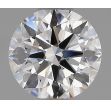 0.9 Carat Round F VVS2 EX GIA Natural Diamond