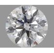 0.82 Carat Round D VVS2 EX GIA Natural Diamond