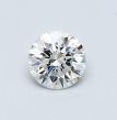 0.5 Carat Round F VS2 EX VG GIA Natural Diamond