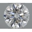 0.21 Carat Round F VVS2 EX GIA Natural Diamond