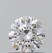 0.56 Carat Round D VS1 EX GIA Natural Diamond