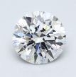 1.22 Carat Round H SI1 EX GIA Natural Diamond