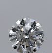 0.60 Carat Round D VS2 EX VG GIA Natural Diamond