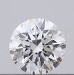 0.18 Carat Round D VVS1 EX GIA Natural Diamond