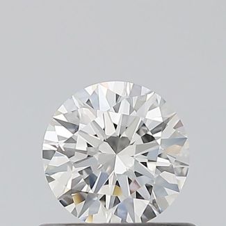 0.5 Carat Round G VVS2 EX GIA Natural Diamond