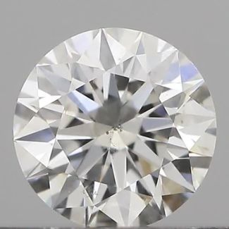 0.40 Carat Round G SI1 EX GIA Natural Diamond