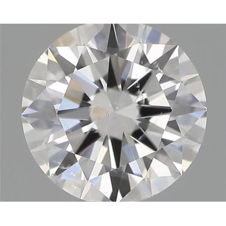 0.50 Carat Round E SI2 EX GIA Natural Diamond