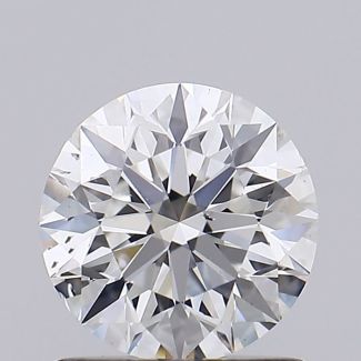 1.0 Carat Round F SI1 EX GIA Natural Diamond