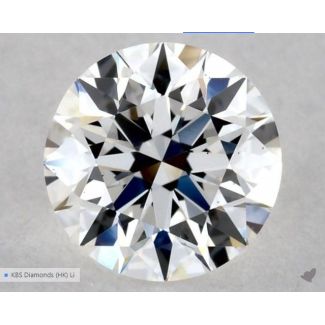 0.52 Carat Round E VS1 EX GIA Natural Diamond