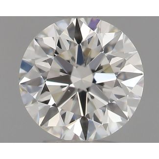 0.32 Carat Round H VS1 EX VG IGI Natural Diamond