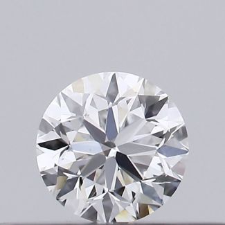 0.18 Carat Round D VVS2 VG GIA Natural Diamond