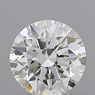 0.32 Carat Round F VVS2 EX GIA Natural Diamond