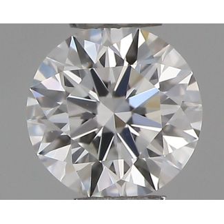 0.23 Carat Round F VVS2 EX GIA Natural Diamond