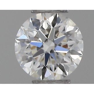 0.22 Carat Round E VVS1 EX VG GIA Natural Diamond