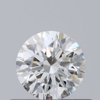 0.35 Carat Round H VS1 EX GIA Natural Diamond