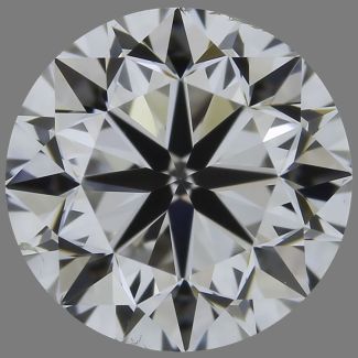 0.80 Carat Round F SI1 VG EX GIA Natural Diamond